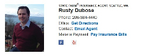 Rusty Dubose Premier Seattle State Farm Insurance